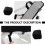 Gomitiere per braccioli di sedie da ufficio in memory foam, 2 pezzi 5