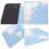 World Map Desk Mat Modern Office Mouse Pad 5