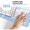 World Map Desk Mat Modern Office Mouse Pad 2
