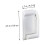 Magnetic Toilet Paper Holder White Plastic 2 Sets 5