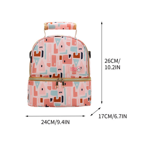 Breast Pump Bag Double Layer Separable 1 Pack 2