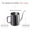Gooseneck-kaffekjele i rustfritt stål, 12 oz 8