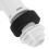 Toilet Water Valve Silent Fill Kit Plastic Adjustable 2 pcs 6