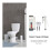 Eease universal toilet button replacement set 4