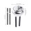 Toilet Dual Flush Button Kit ABS Handle Replacement 5