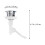 Toilet Flush Button Set White 2 Pieces 3