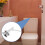 Toilet Flush Button Set White 2 Pieces 4