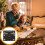 Retro-Schmuckkästchen-Verschlüsse, Bronze, klein, 4 Stück 6