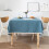 Nappe en coton et lin, infroissable et lavable, 152 x 213 cm 6