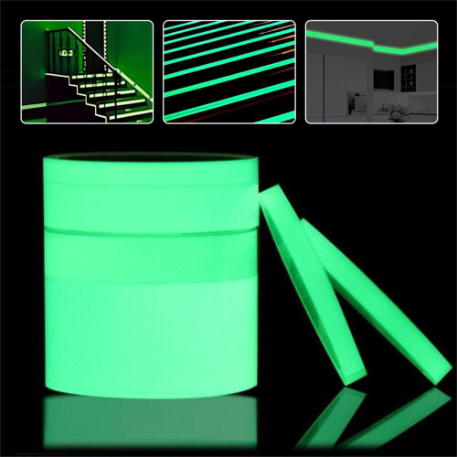 Ruban adhésif antidérapant phosphorescent 5 cm x 5 m 2