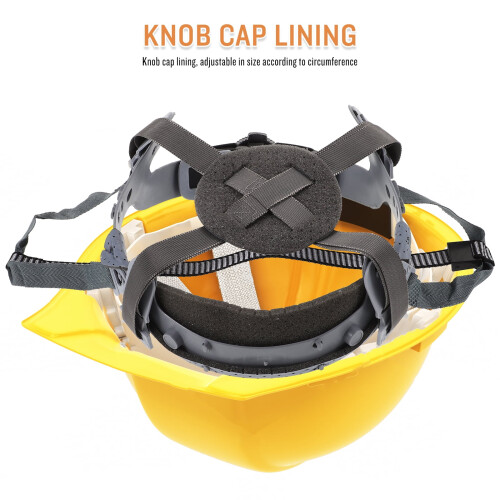 Hard Hat Liner Replacement White Adjustable Cloth with 2