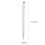 Morotsformat stylusfodral för Apple Pencil2, vit 2