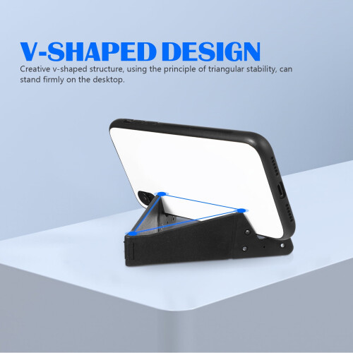 Supporto pieghevole a V per tablet e smartphone (5 pezzi) 2