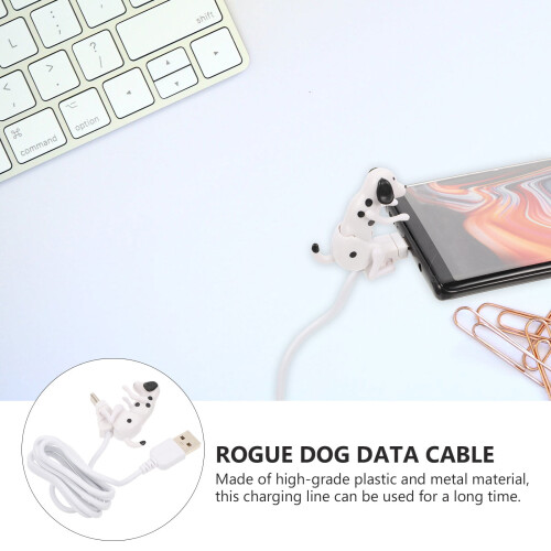 Dog-themed USB-C charging cable portable protector 2