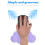 Cloud Mouse Rest Computer Purple Pads Extra Large Wrist Hand 8