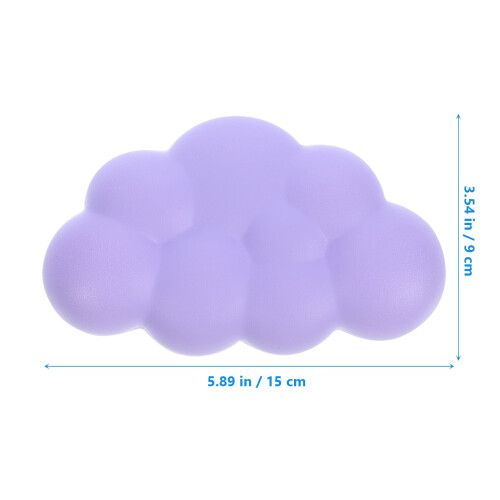 Cloud Mouse Rest Computer Purple Pads Extra Large Wrist Hand 1