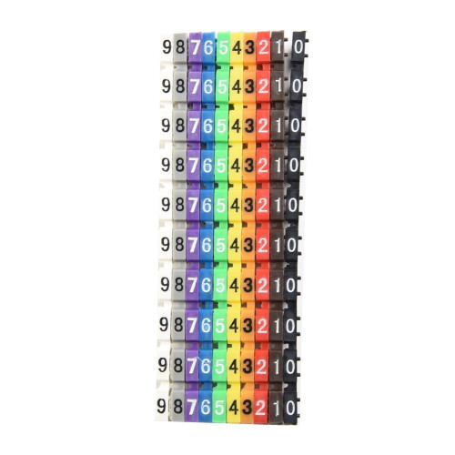 C-Type Cable Markers Electrical Supplies 100 pcs for 1.5-6 1