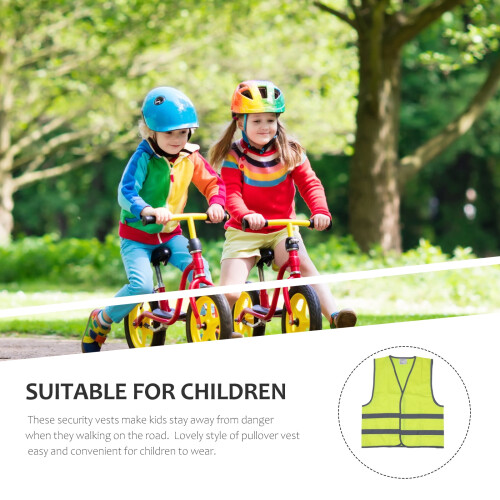 Fluorescent Reflective Safety Vest for Kids 1