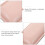 Musematte i skinn, håndleddsstøtte for bærbar PC, rosa 5
