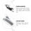 Hard Hat Chin Strap Replacement White Polyester 2