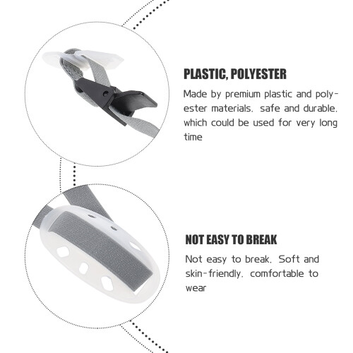 Hard Hat Chin Strap Replacement White Polyester 1