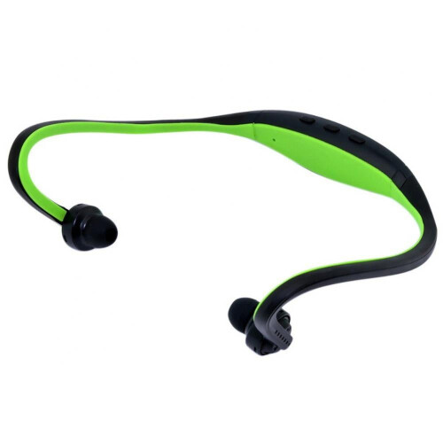 Cuffie sportive wireless Bluetooth Prettyi, verdi 1