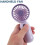 Mini bærbar ventilator batteridrevet 2 stk. 6