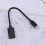 Type-C hann til USB hunn forlengerkabel svart 3
