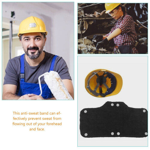 Hard Hat Liner Sweat Absorbing Band Polyester 4 Pcs 2
