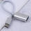 USB-C til USB-A forlengerkabel OTG datasynkroniseringslader sølvfarget 6