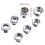 Messing kranomkasteradaptersett, 7 deler 4