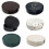 Läderunderlägg Runda 10 cm Set med 6 6