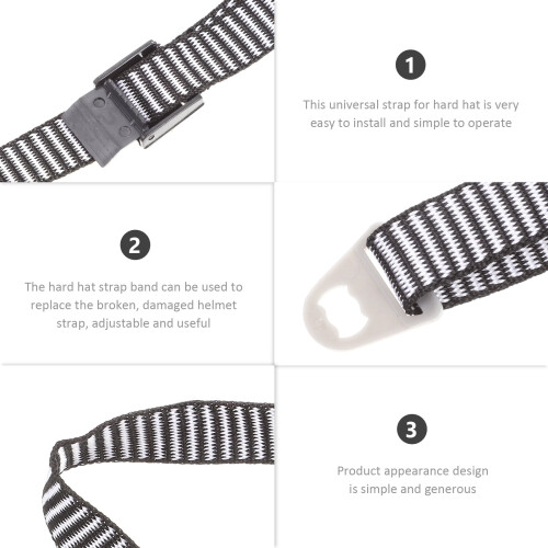 Hard Hat Sweatband Adjustable Strap 2 Pcs 1