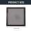 PC Dust Filter Magnetic Frame 12x12 cm 16 pcs 5