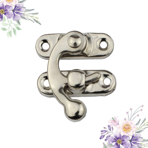 Fecho de segurança Box Lock com gancho à esquerda branco (30 peças) 2