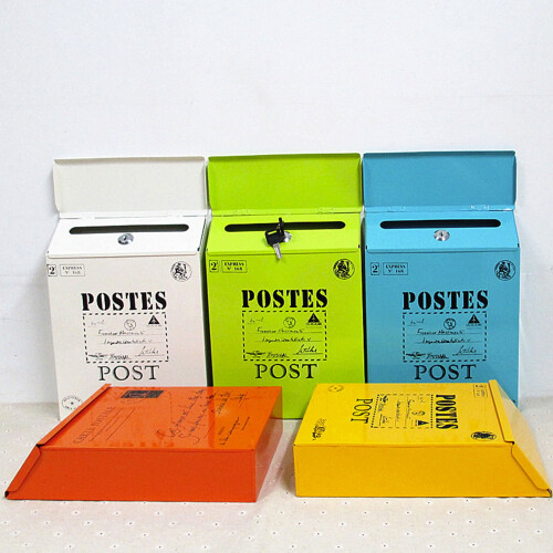 Vintage Retro Wall Mount Mailbox Waterproof 1 Pack 2