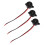 Electronic Buzzer Alarm 24V 85dB Black 3PCS 5