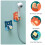 Support de douche, porte-buse fixe, PVC ABS, 2 pièces 4