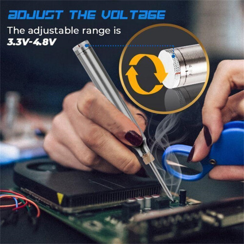 Kiplyki 5V wireless soldering iron with 510 interface head 1