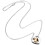 Collier urne commémoratif ras du cou pour cendres en acier titane2 2