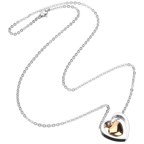 Collier urne commémoratif ras du cou pour cendres en acier titane2 1