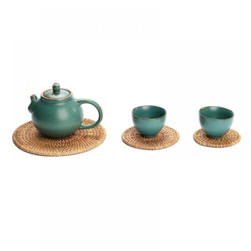 Αντιολισθητικό μονωτικό υπόστρωμα Prettyui από rattan 1 τεμ. 2