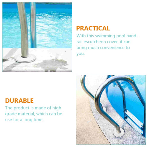 Stainless Steel Bathtub Handrail Ring Covers 1