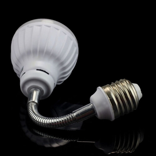 Luz LED con sensor de movimiento, base E27, 5W, 110V/220V 2