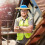 Wheat Straw Hard Hat Sunshield Construction Helmet 5