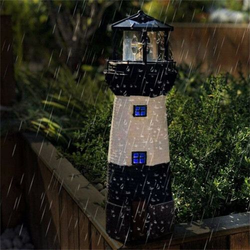 LED utendørs roterende strålesensorlampe 1 stk 2