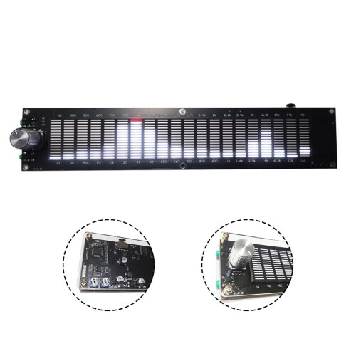 Indicator de spectru muzical pentru DSP EQ VU Meter USB LED 2