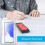 Mobiltelefonlåslåda Bärbar Transparent1-pack 6