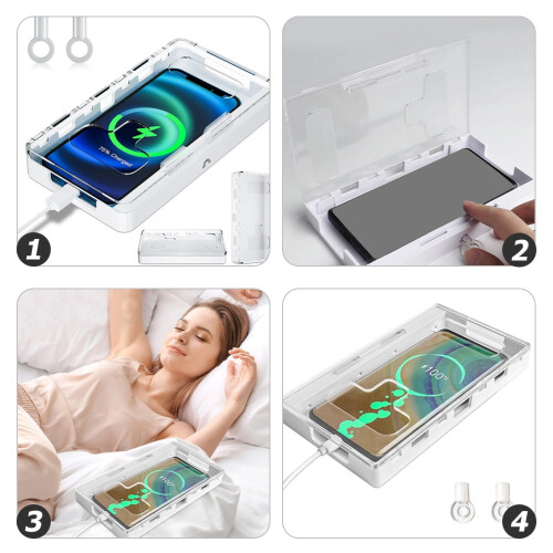 Mobiltelefonlåslåda Bärbar Transparent1-pack 2