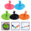 Bouchon d'évier en silicone Eease, forme manuelle, lot de 5 2